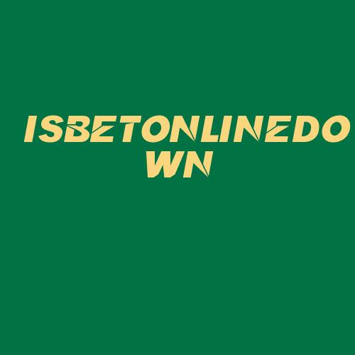 Logo da ISBETONLINEDOWN